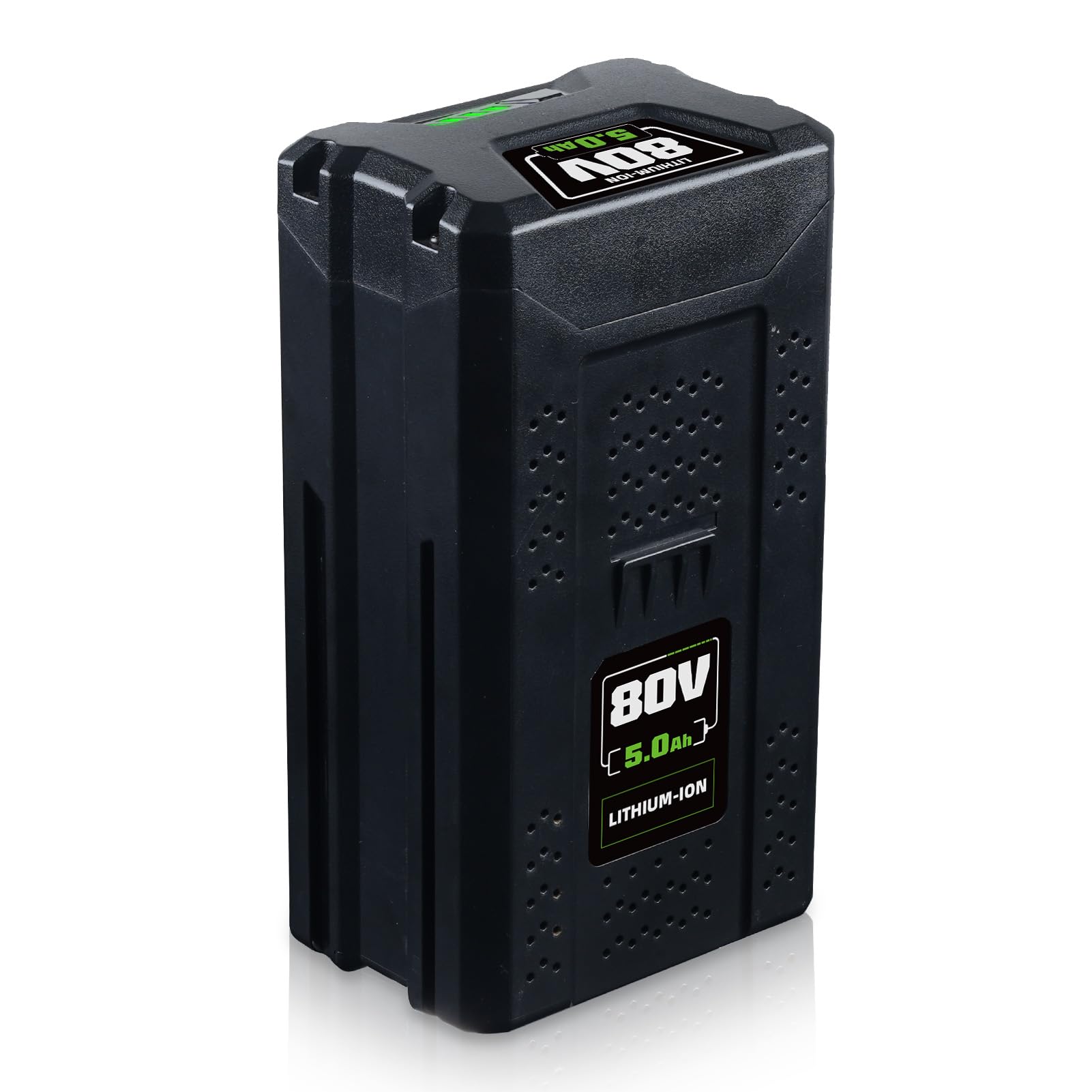 DASNITE 5.0Ah 80V Li-ion Replacement for Greenworks 80V Battery GBA80200 GBA80250 GBA80400 GBA80500 Compatible with Greenworks Battery 80Volt GCH8040