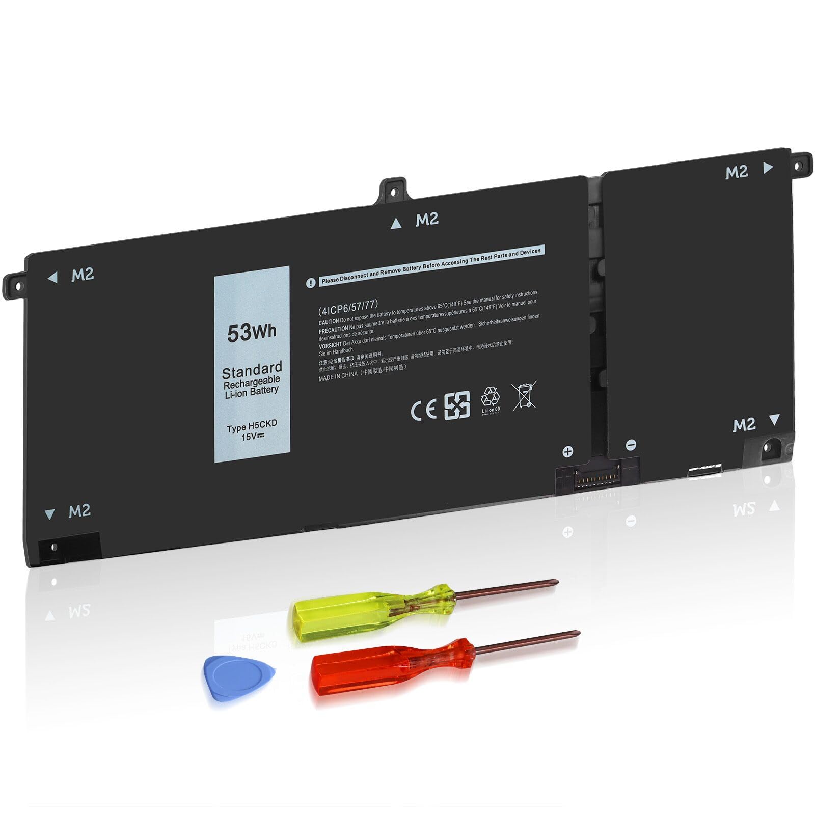 Amazon.com: H5CKD Laptop Battery for Dell inspiron 7300 7306 7405