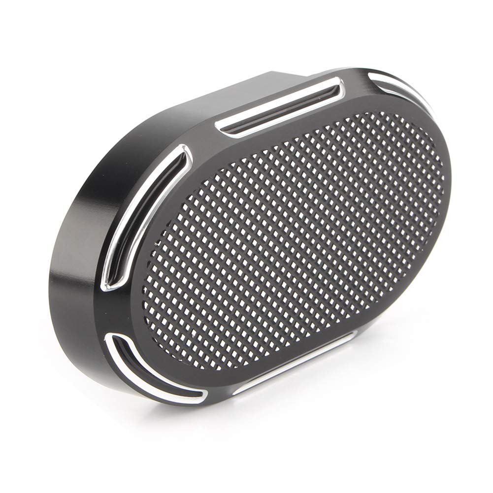 GZYF CNC Aluminum Motorcycle Brake Pedal Pad Cover Footrest for Harley for Sportster XL883 XL1200 Dyna Wide Glide V-Rod, Black