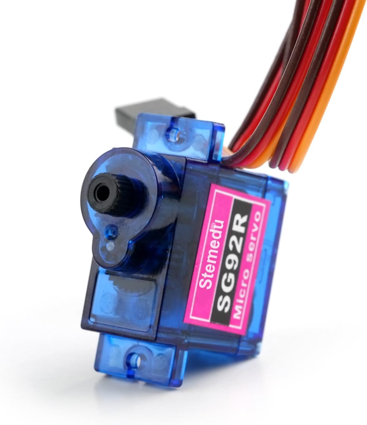 10PCS SG92R 9g Micro Servo Motor Mini Small Analog Servos Motor Metal Gear for Arduino RC Model Car Airplane Robot (Controlled Angle 180 Degree)