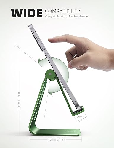 Vista 40 de Lamicall Soporte de teléfono universal ajustable., Negro