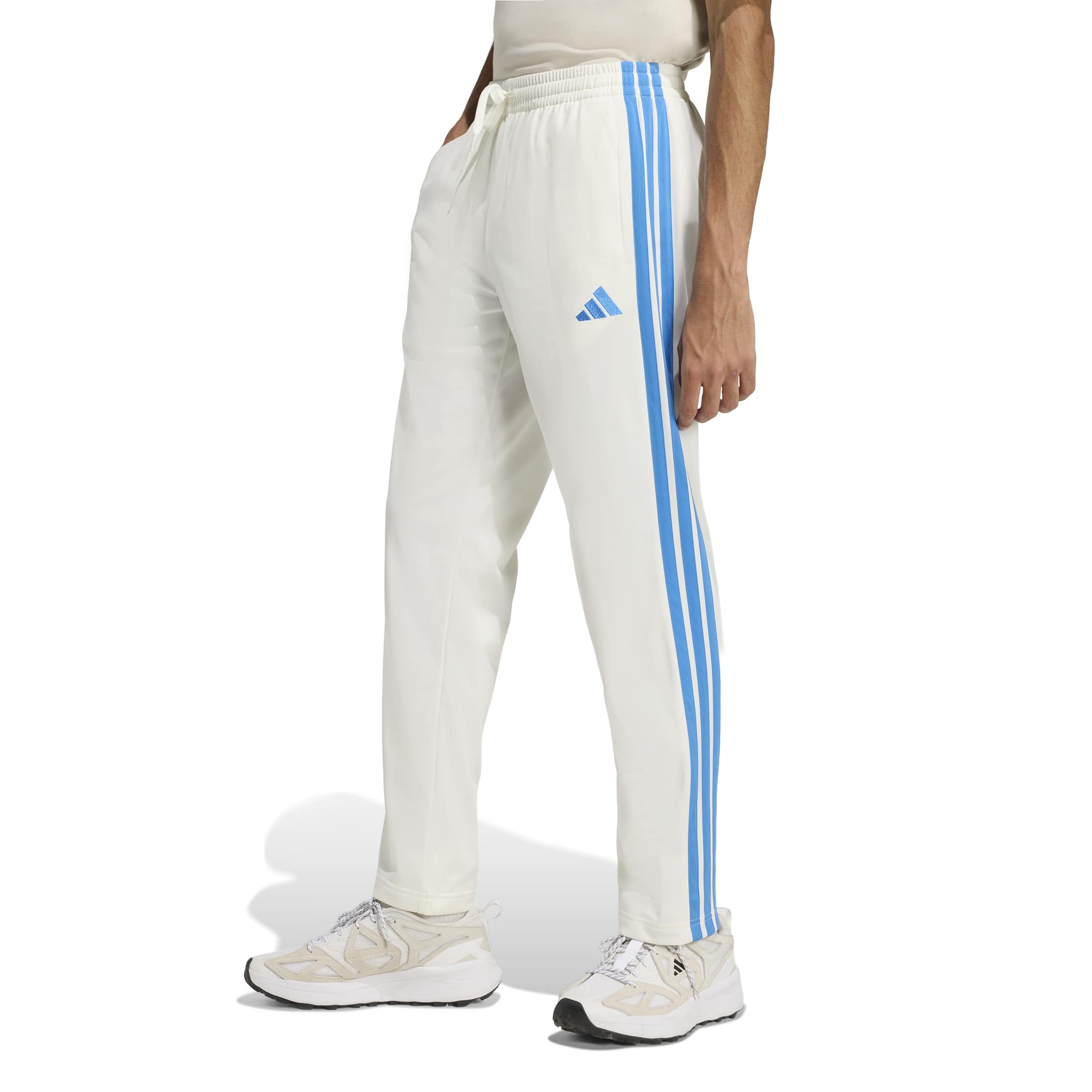 

                                                    adidas Men's 3-Stripes Tricot Opem Hem Track Pants
