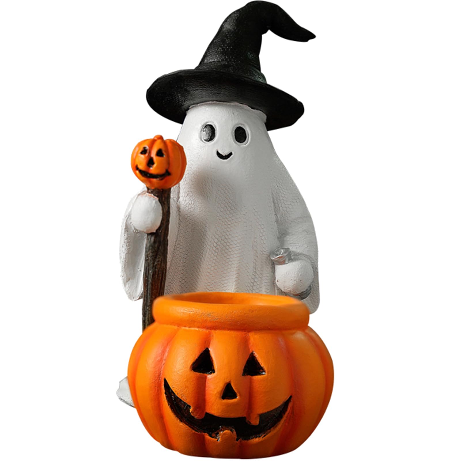 Msioytog Resin Halloween Shade Trim Hand Painted Eerie Figurine for Home Party Scary Theme Decoration Halloween Shade Trim