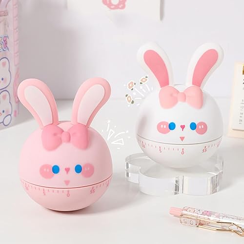 Miniatura 8 de Temporizador de cocina de vaso, mecánico de 60 minutos, no requiere baterías (cerda)