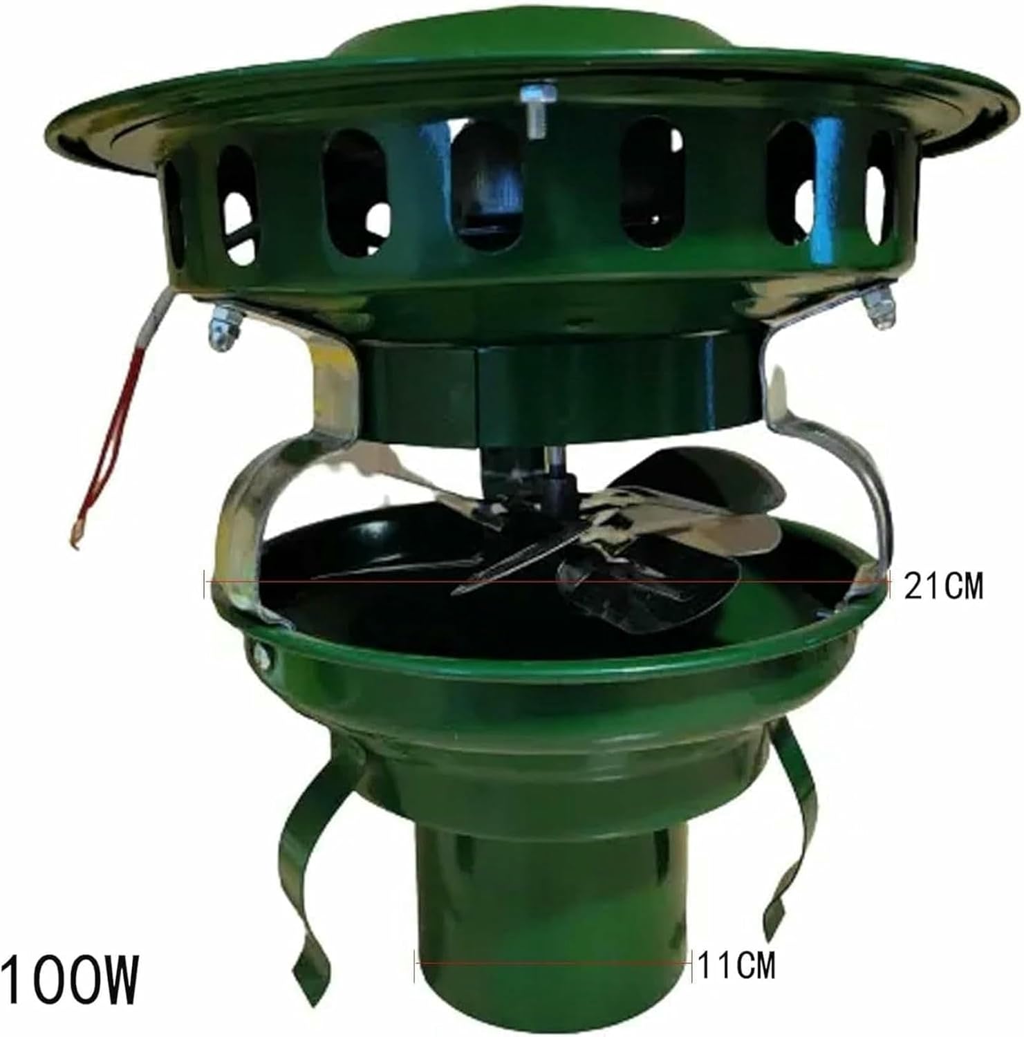 Chimney Electric Smoke Extractor, roof induced Draft Fan, Chimney Vacuum Cleaner 100W Smoke Evacuator