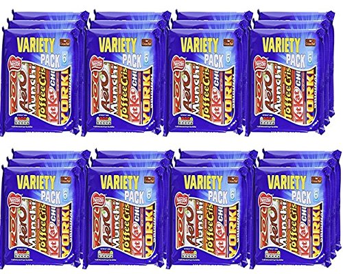 24 paquetes de Nestle favoritos mixtos en paquetes múltiples de barras de chocolate (total 144 barras)