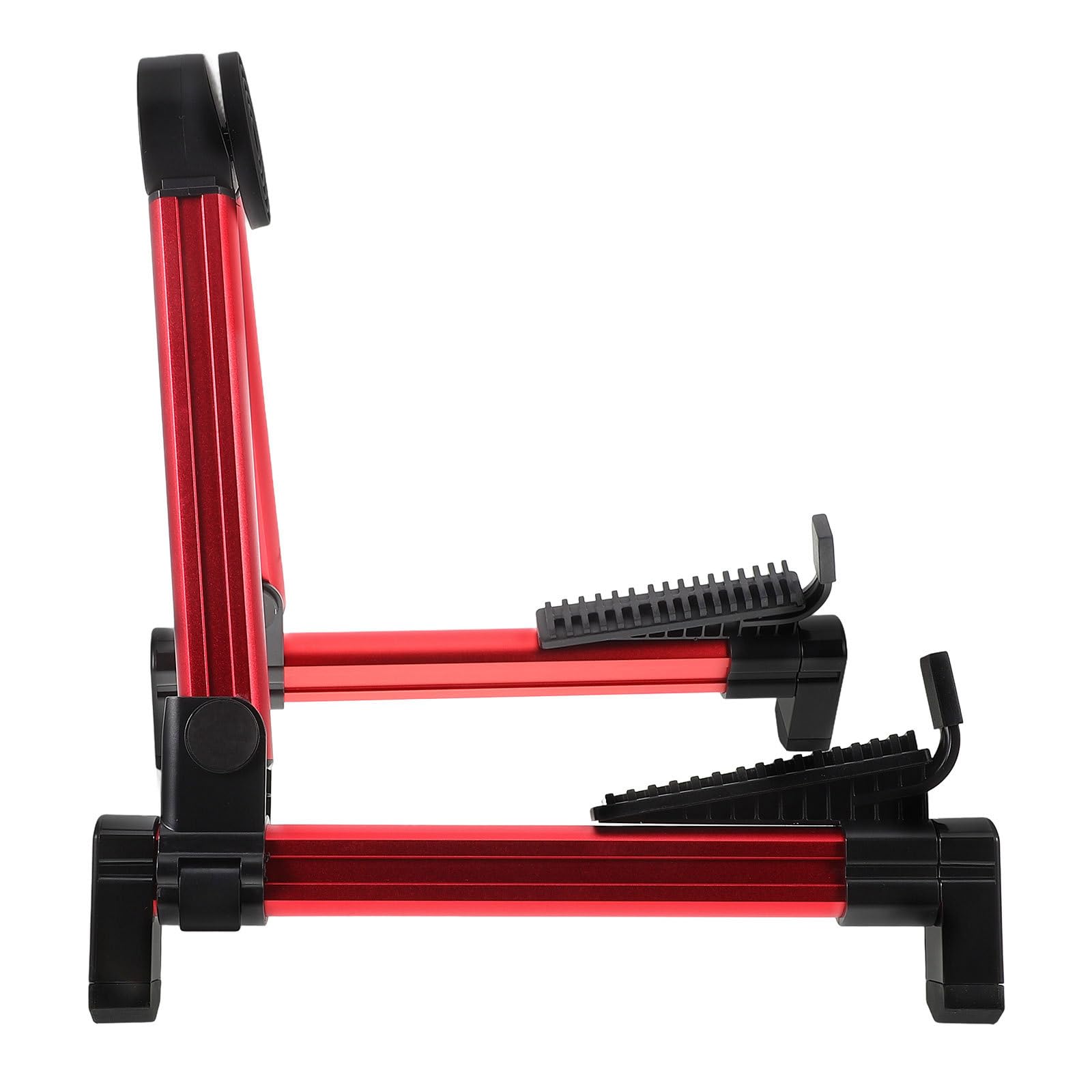 Support de violon et guitare compact rouge stable et anti-rayures