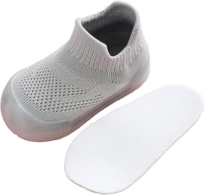 UAZNegozio Baby Non-Slip First Walking Shoes Socks Shoes Infants Slipper Trainers for Toddler Boys Girls