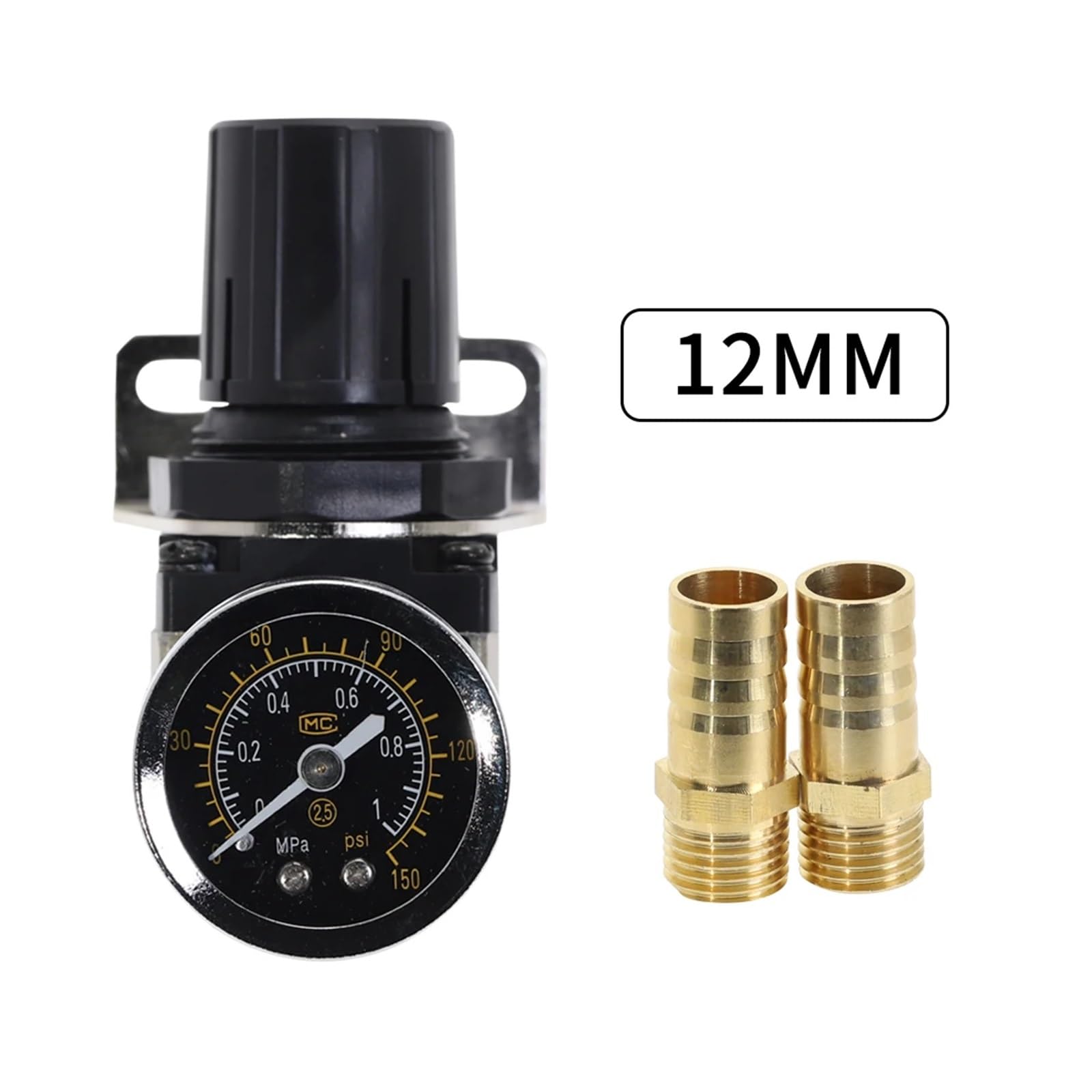 AR2000-02 regulator ciśnienia G1/4 '' Pneumatyczne urządzenia do uzdatniania powietrza Zawór regulujący ciśnienie (AR2000-02 BT-12-02)