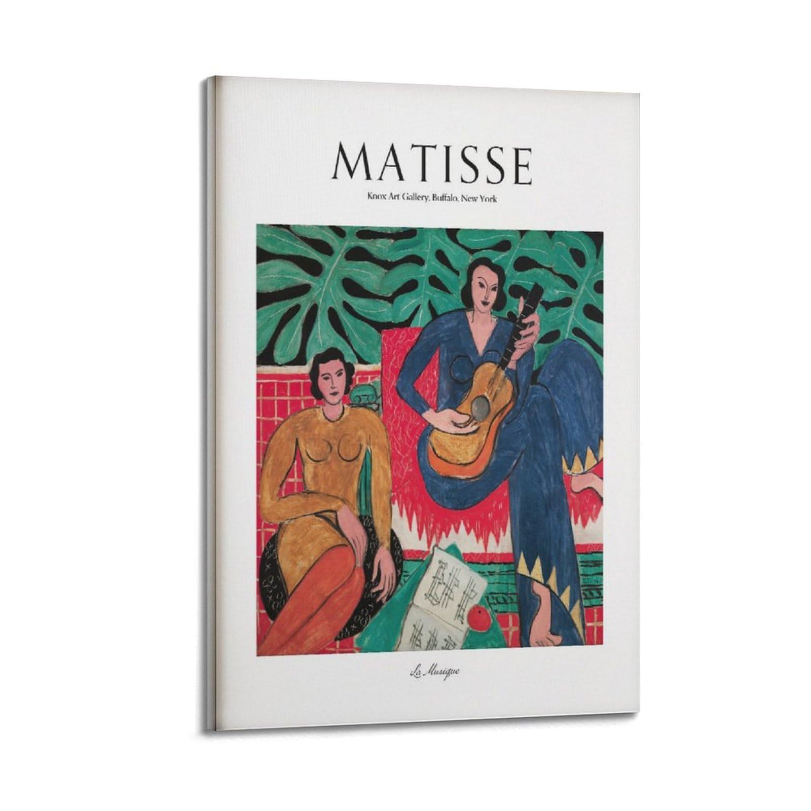 xiaoxiaoshen Matisse La Musique Henri Canvas Poster Wall Art Prints Room Aesthetic Murals Bedroom And Living Decorations 20x30inch(50x75cm)