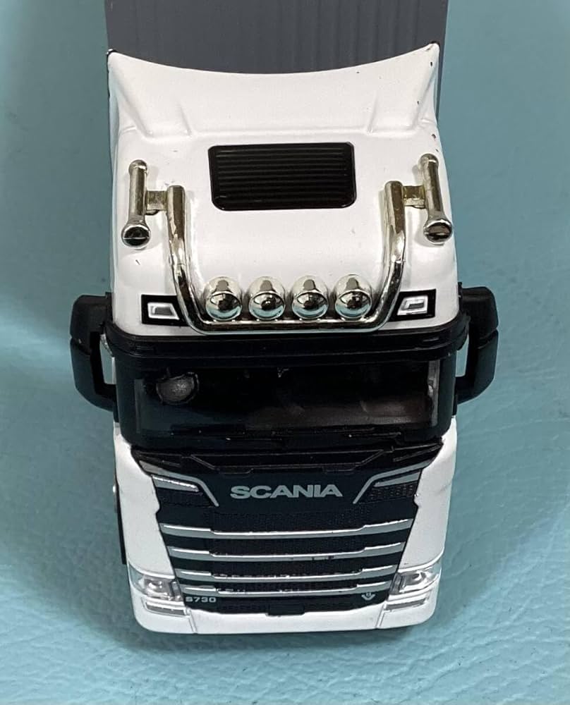 スカニア コンテナ トレーラー MAERSK ホワイト SCANIA 電池付 箱 Amazon.co.jp: スカニア コンテナ トレーラー MAERSK ホワイト