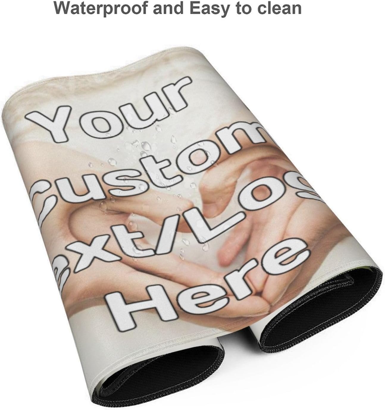 Personalized Mouse Pad Custom Mousepad with Your Picture Photo Logo Text for Office Gaming Desk Accessories 15.7"x35.4"