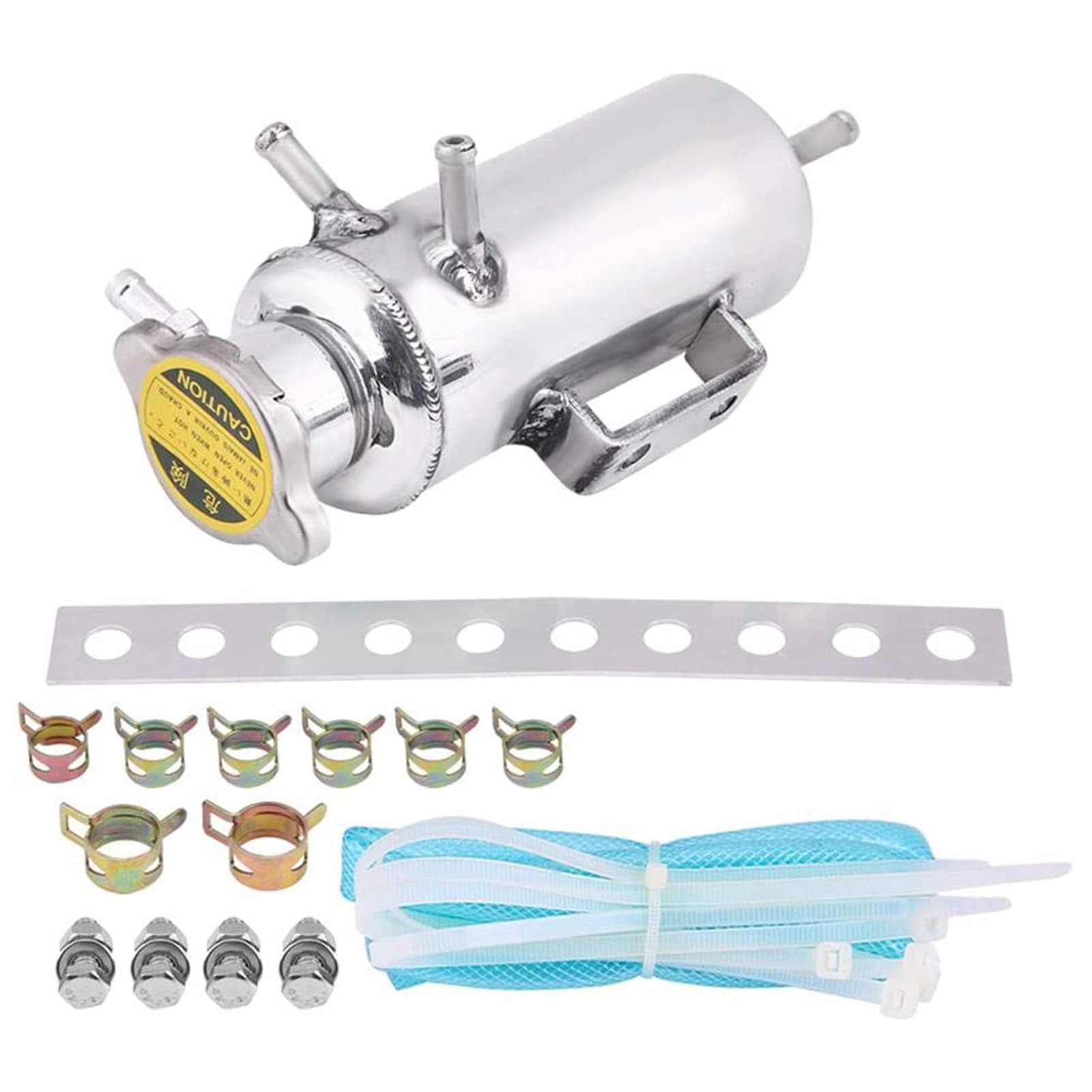 Serbatoio di espansione del liquido di raffreddamento, Serbatoio del liquido di raffreddamento, Liquido del radiatore del collettore del serbatoio di troppo pieno per SUV in alluminio 350 ml