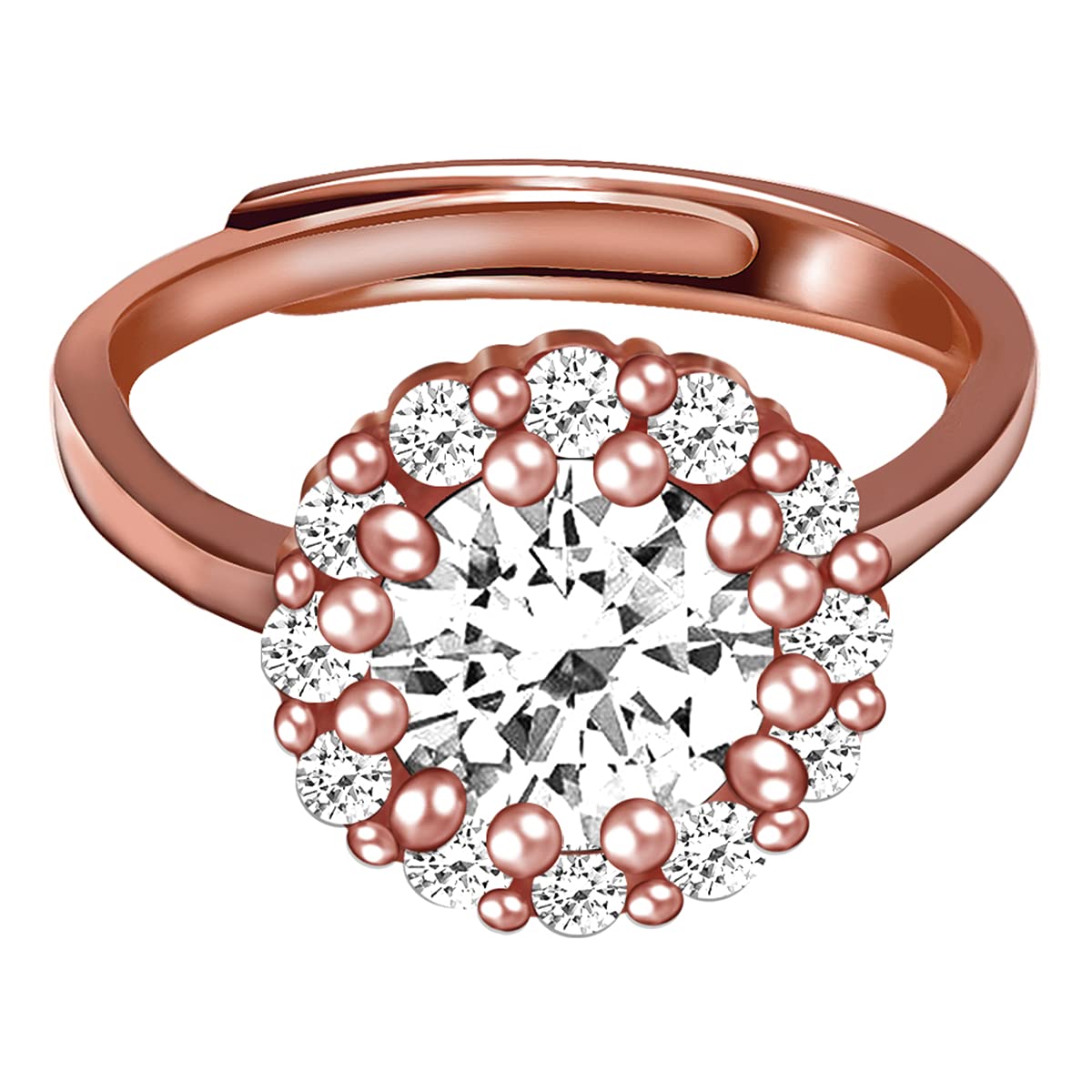 GIVA 925 Silver Rose Gold Sunshine Ring, Adjustable | Gifts for Girlfriend, Gifts for Women and Girls | With Certificate of Authenticity and 925 Stamp | 6 Month Warranty* (B09HCGQ9D9) Amazon Price History, Amazon Price Tracker