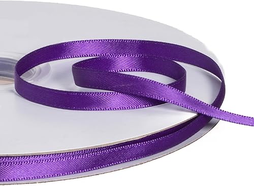 Vista 71 de Cinta de satén de poliéster de doble cara de color sólido, 1 pulgada de ancho, 100 yardas de largo, perfecta para bodas, envoltura de regalos, Oro