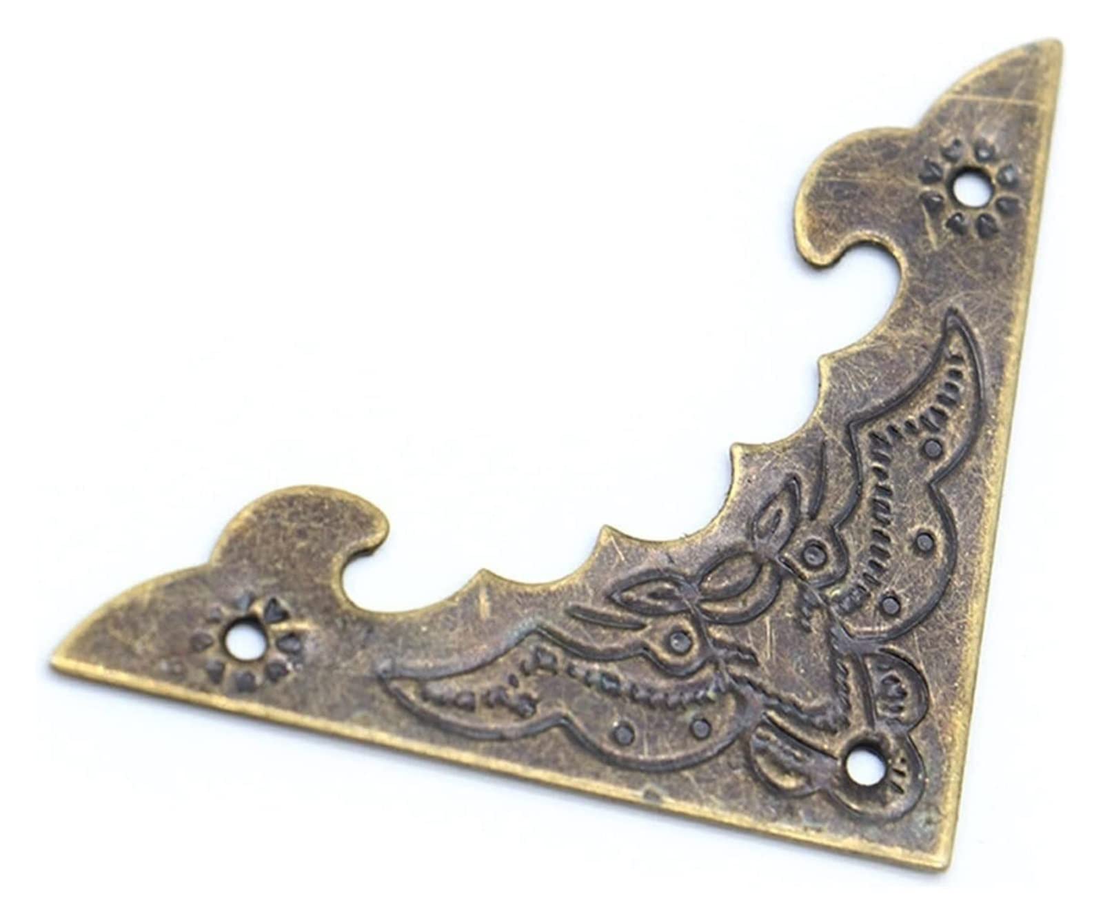 Paraspigoli, Angoli Decorativi for scatole in Bronzo Antico