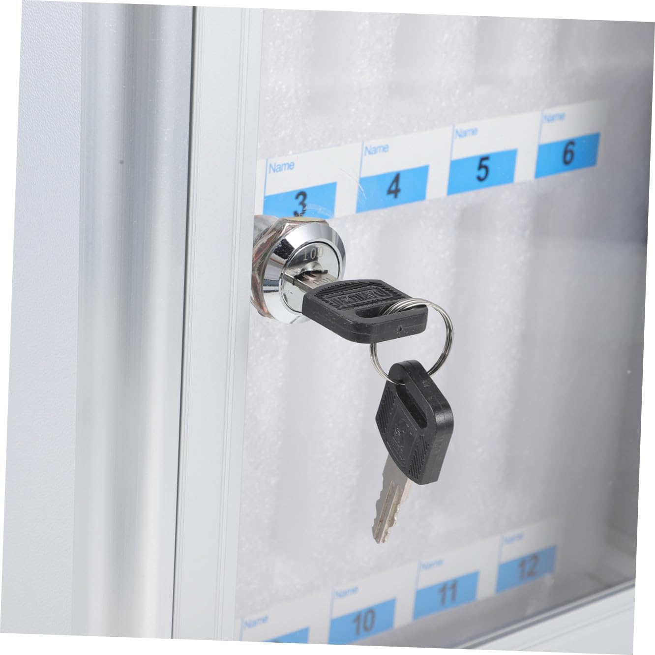 Cell Phone Storage Locker Cabinet with 12 Slots, Sturdy Phone Organizing Box for Office and School Use, Multi-Slot Smartphone Holder with Lockable Compartments