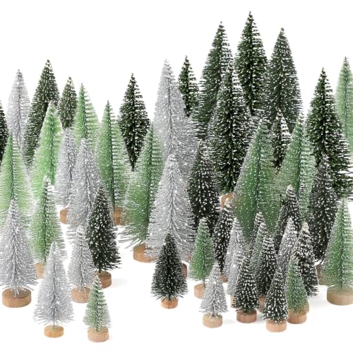 30pcs Mini Christmas Trees Artificial...