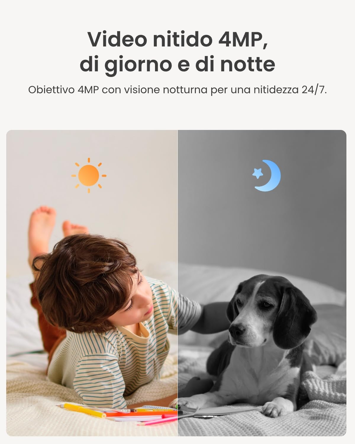 Reolink Bundle Sicurezza Interna con 2× Telecamere WiFi 4MP a 360° con Auto Tracking e Rilevamento IA + Home Hub Mini con Archiviazione Locale, Wi-Fi Dual-Band e Crittografia AES-128