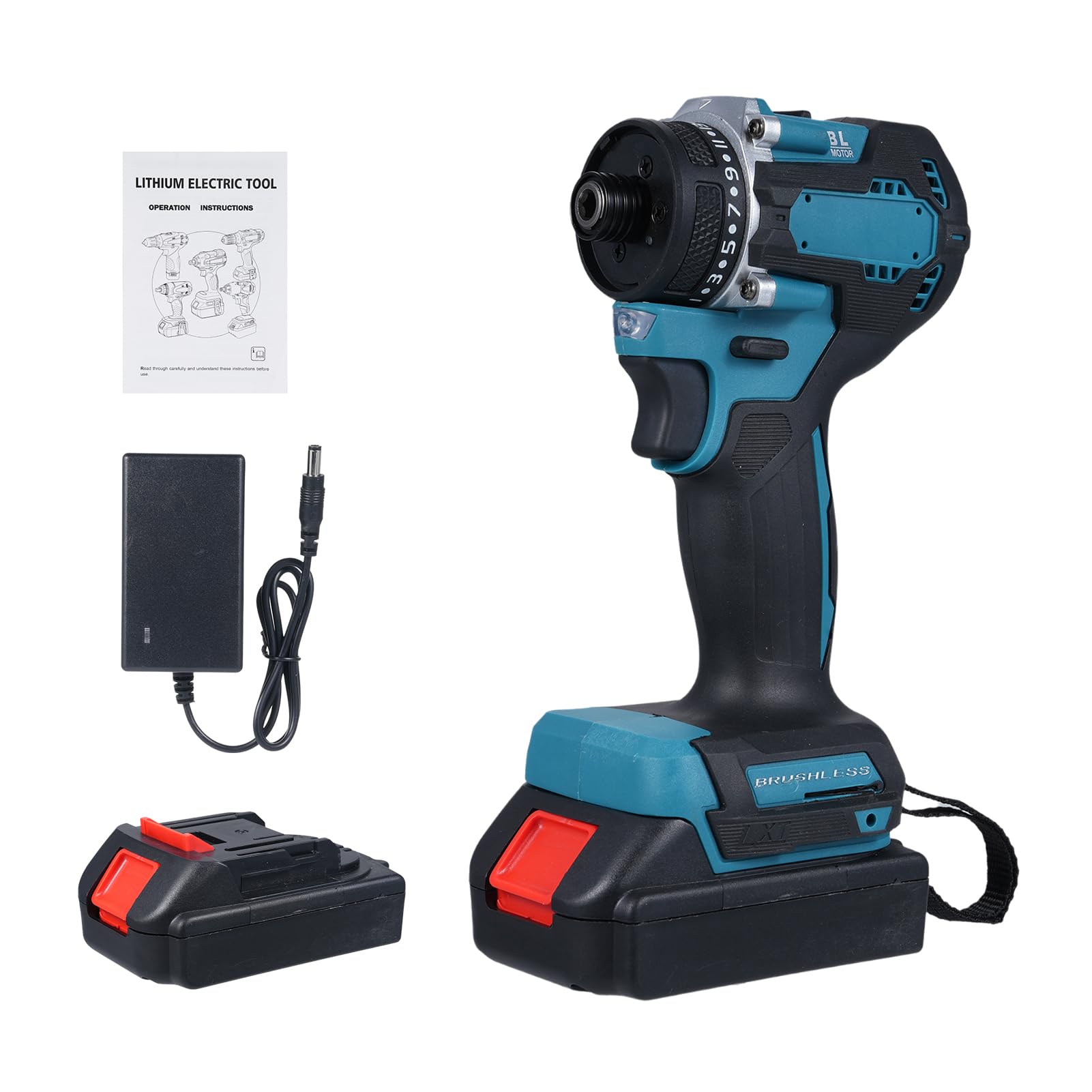 Trapano Avvitatore a Batteria Al Litio 21V Trapano Elettrico