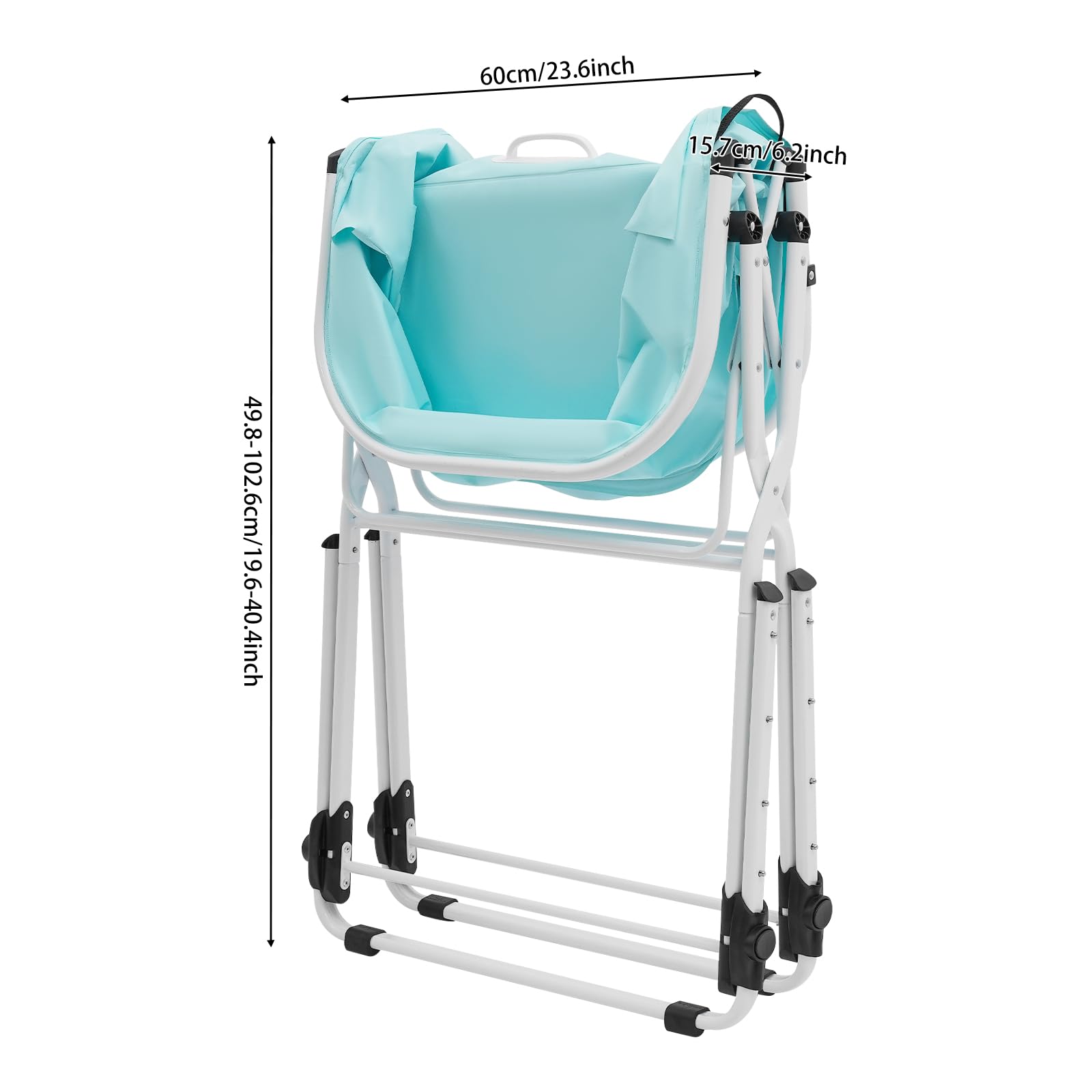 Hundebadewanne Faltbar Mit Einstellbarer Höhe (70-100cm) Für Zuhause Und Tierpflege, Tragbare Badewanne Für Bis 68 Kg Kleine Bis Mittlere Hunde Und Katzen Hundebad,Mit Ablaufschlauch Und Gürtel