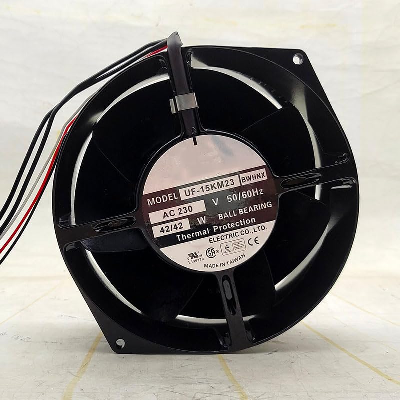 UF-15KM23BWHNX 230V 42W 17251 17CM 172x150x51mm High Wind Capacity Cabinet Cooling Fan