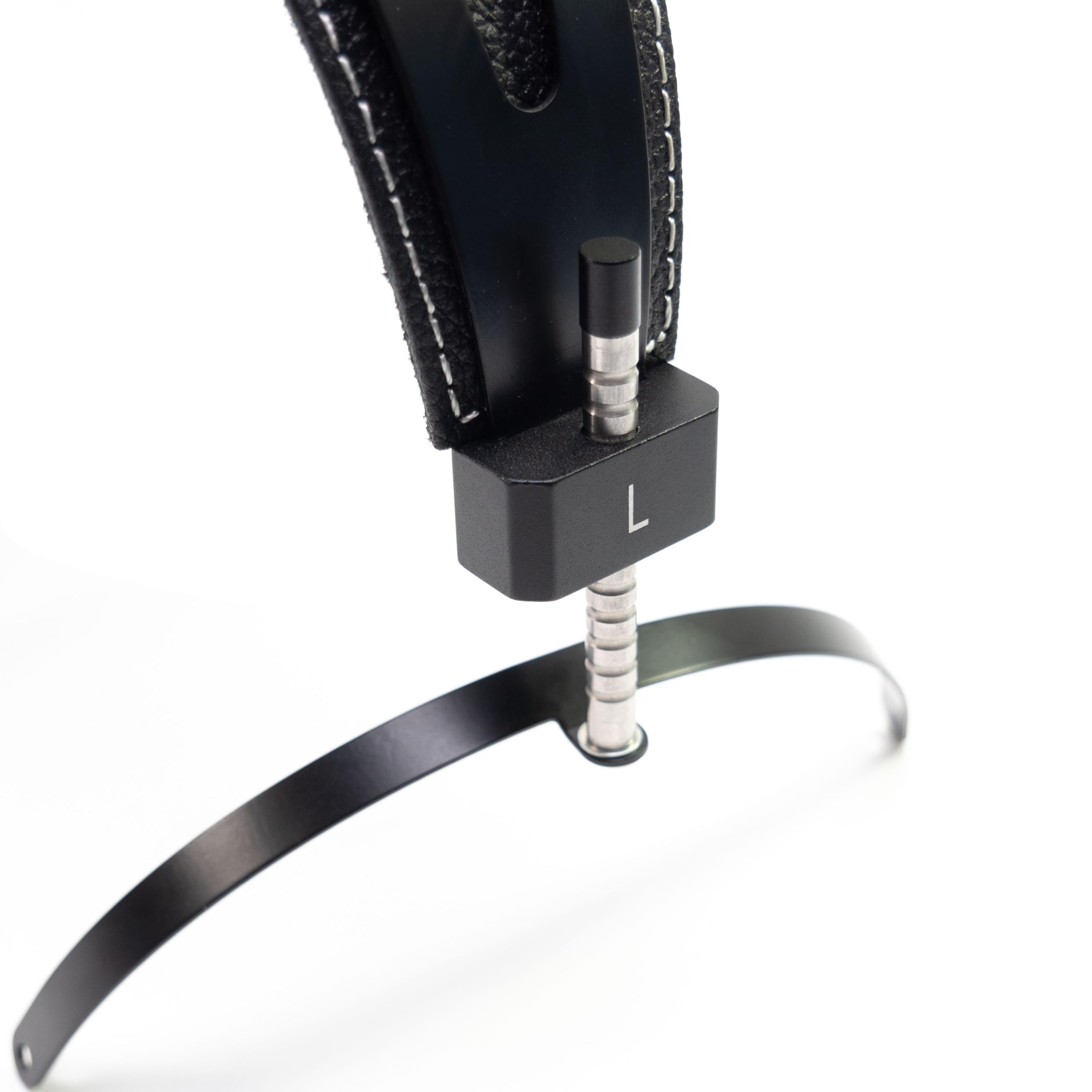 Diadema de piel auténtica de metal completa compatible con Hifiman HE400, SUNDARA, SUNDARA-C con parte trasera cerrada, HE R10 R9, HE560, HE6se, SUSVARA - Correa de repuesto para auriculares