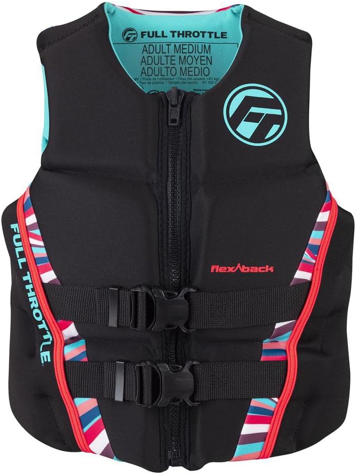 Full Throttle Women's Rapid Dry Flex-Back USCGA Life Jacket