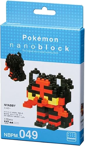 Miniatura 2 de nanoblock - Pokemon - Litten, kit de construcción de la serie Pokemon