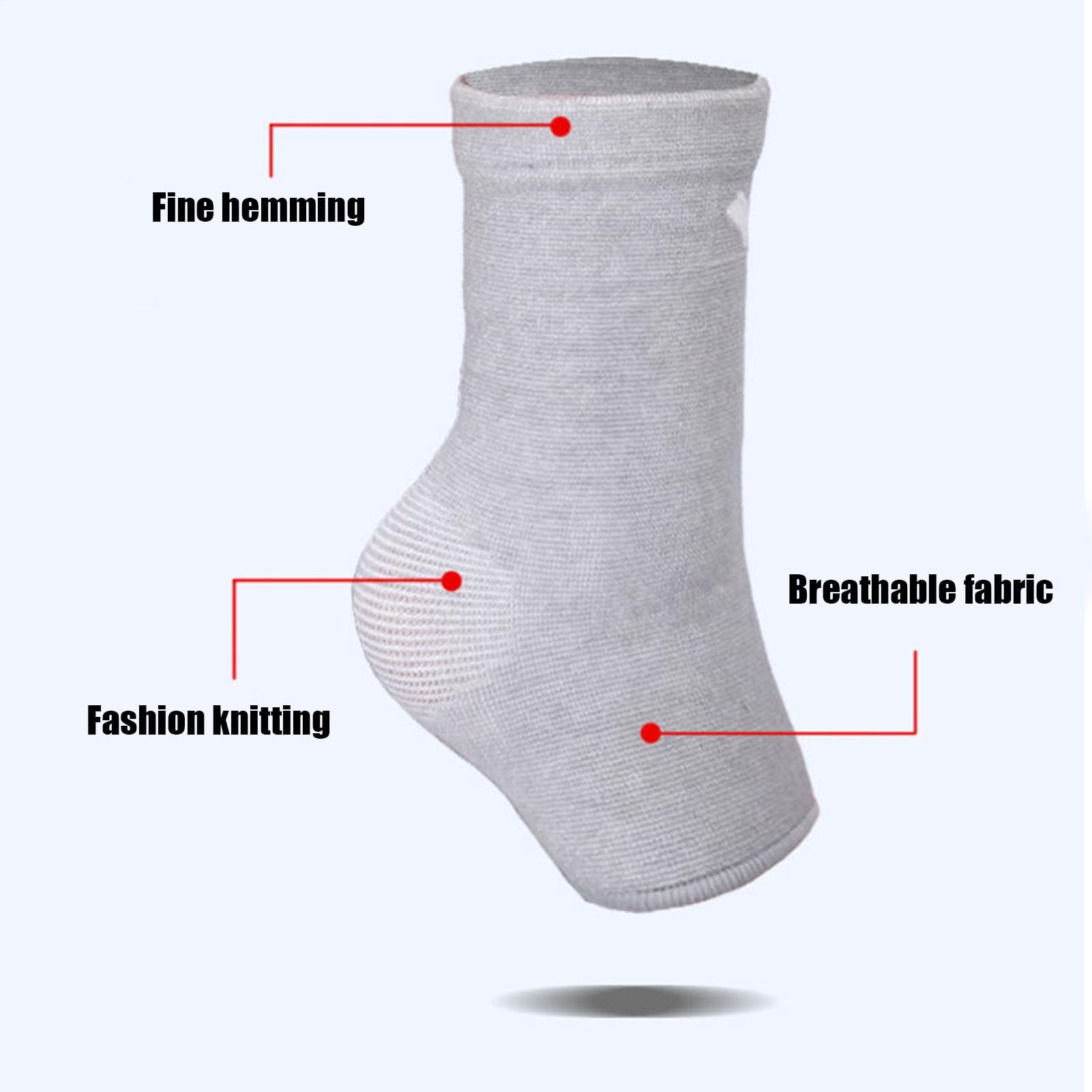 Ankle Sleeves - Ankle Compression Socks | Ankle Support Brace | Versatile Knitted Sport Ankle Brace | Soft Arch Support Brace | Foot Sleeve | Breathable Ankle Wraps For Martial Arts Kickboxing Gym