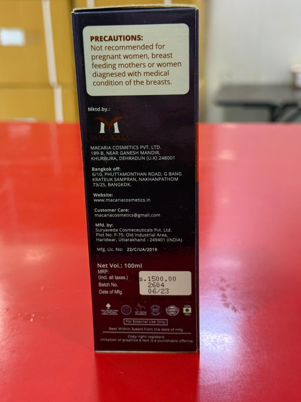 MACARIA Breast Bust Cream Spray For Women