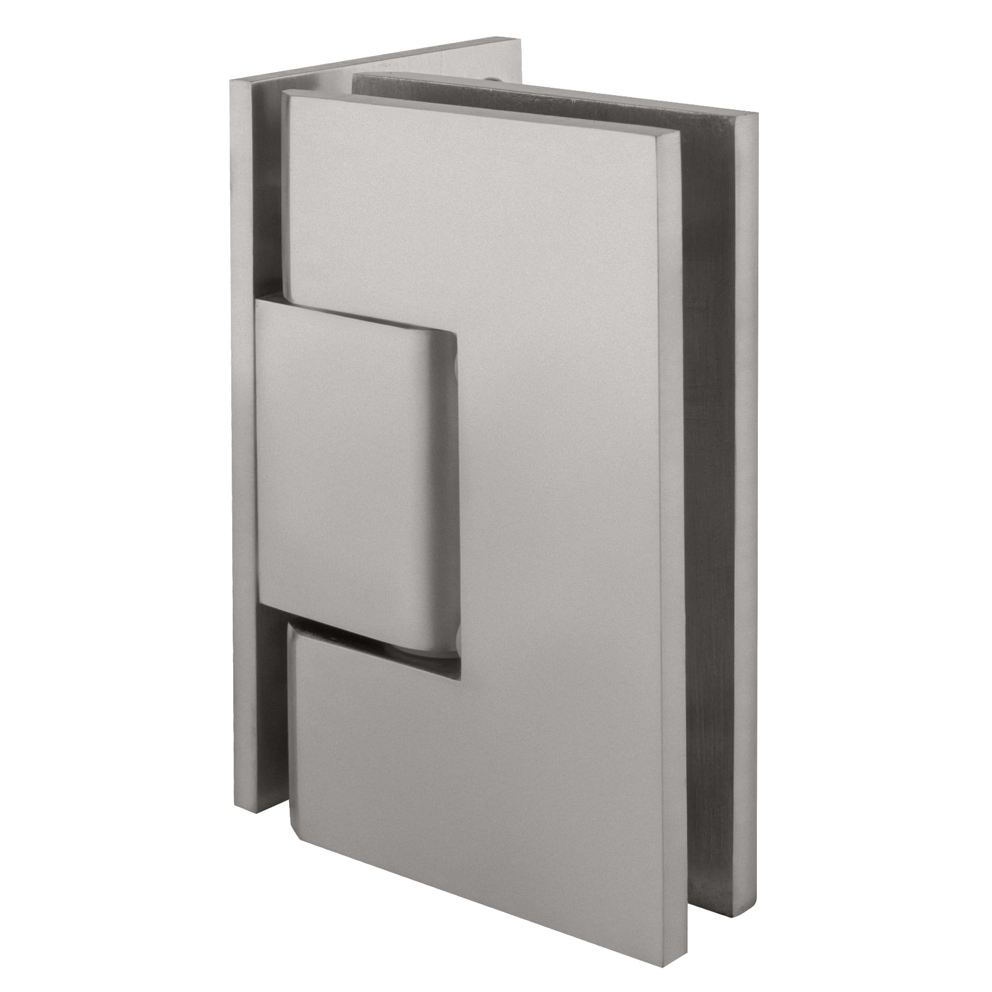 Charnière Vienna 044 V1E044SC CRL en chrome satiné pour fixation murale déportée