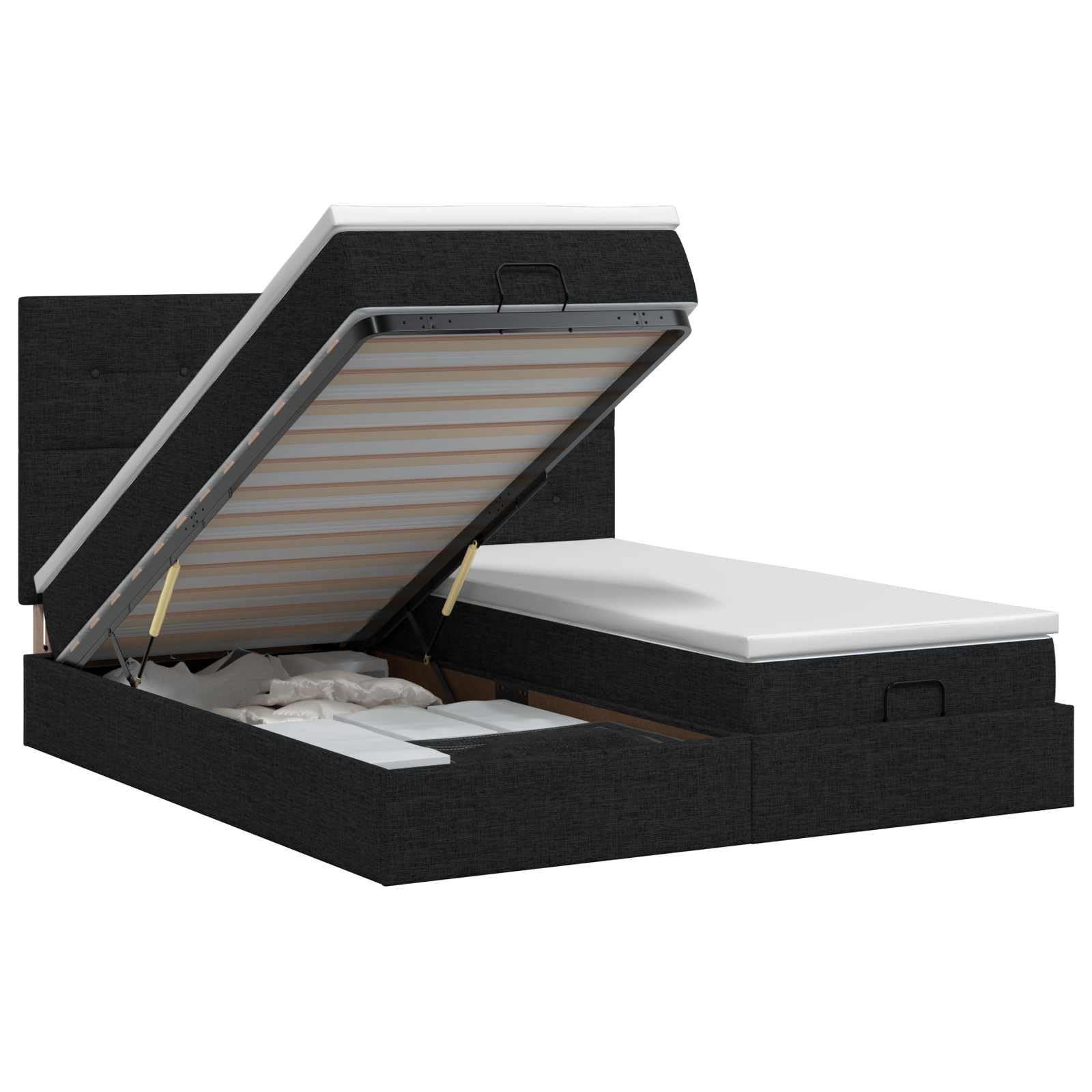 Specchio da parete 100 x 150 cm, grande specchio sospeso, in metallo, nero | Design moderno per camera da letto, corridoio e soggiorno, con robusto telaio in ferro e superficie a specchio trasparente.
