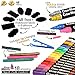 Cedar Markers Liquid Chalk Markers - 18 Pack with 48 Chalkboard Labels - Bold Neon Color Pens Including Gold And Silver Paint. Dry Erase Markers for Windows, Glass, Chalkboard with Reversible Tip.