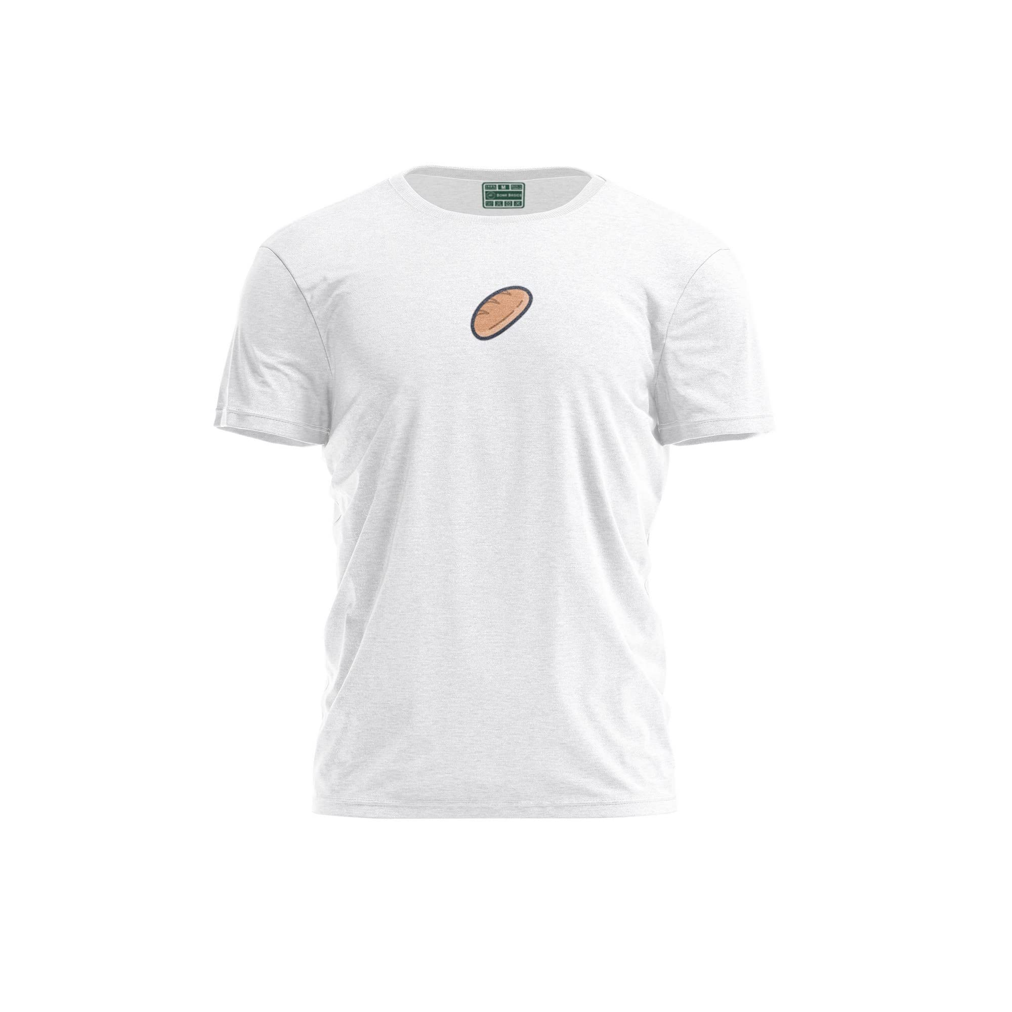 Bona Basics Men's BUTSWI-104412 T-Shirt, White, M