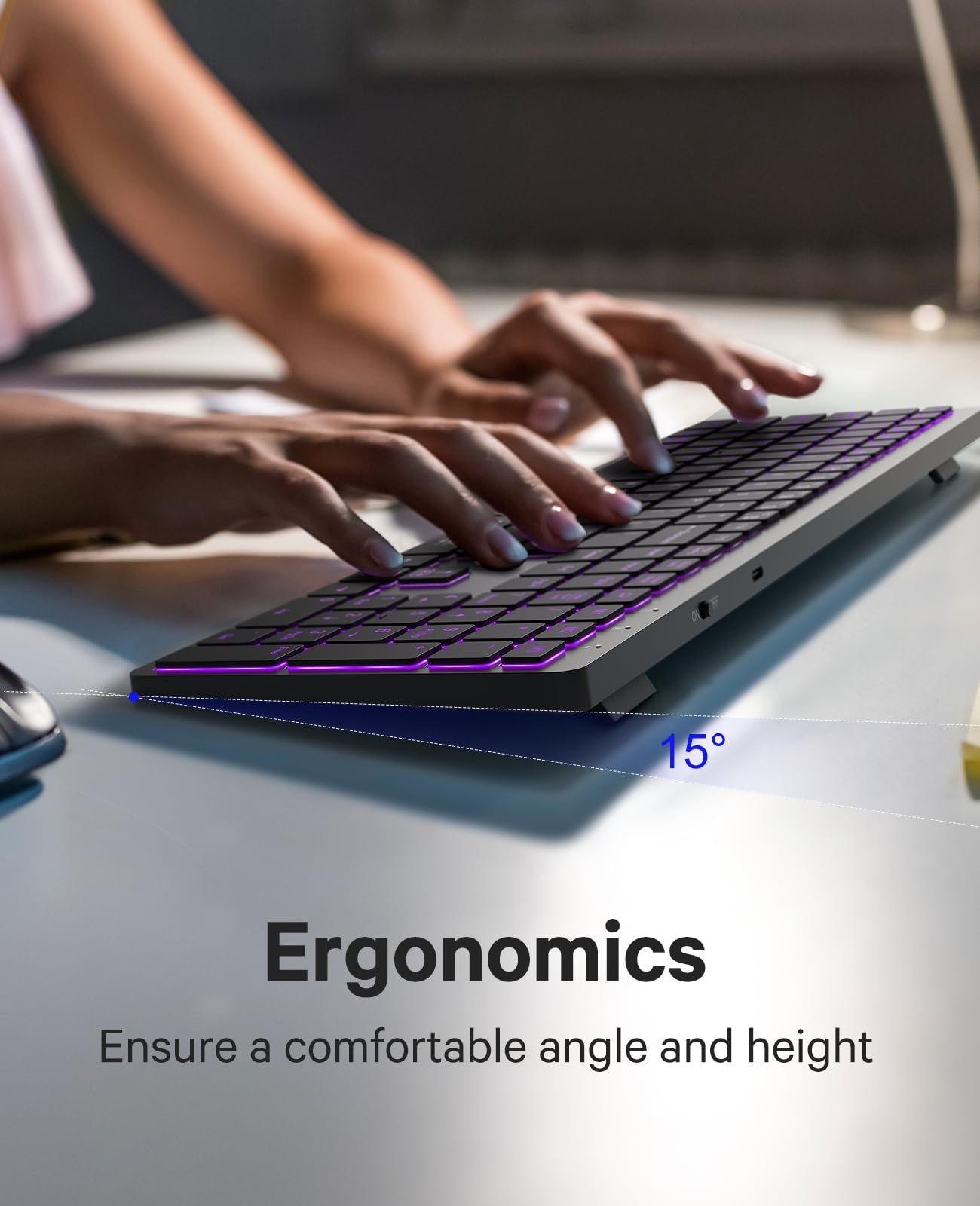 Earto K637 Pro Wireless Keyboard and Mouse, 3 Unique
