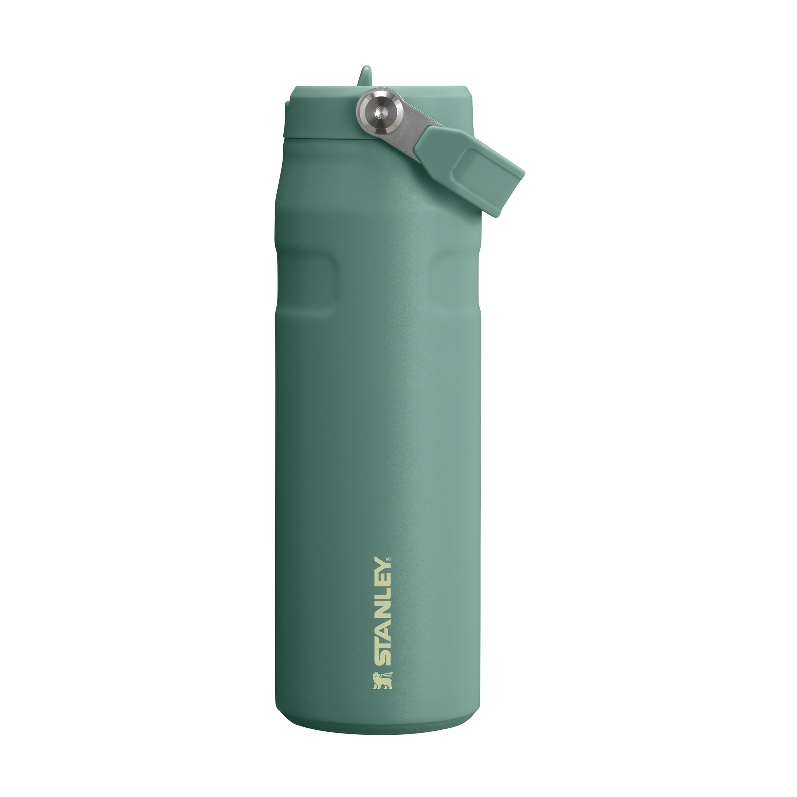 Stanley 1913 Flip Straw Sports Water Bottle with Straw 0.7L - 10 Hours Cold - 3 Days Iced - Stainless Steel - BPA Free - Leak Resistant - Fits in Cup Holder - Dishwasher Safe - Shale