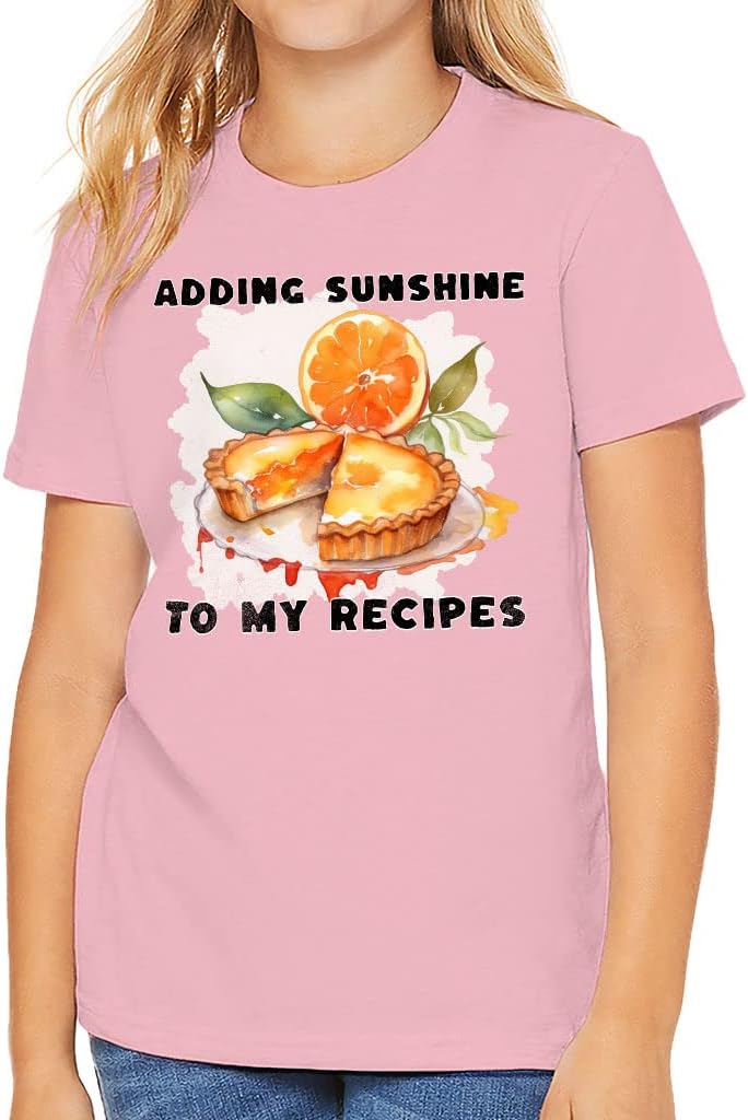 Adding Sunshine to My Recipes Kids' T-Shirt - Art T-Shirt - Themed Tee Shirt for Kids