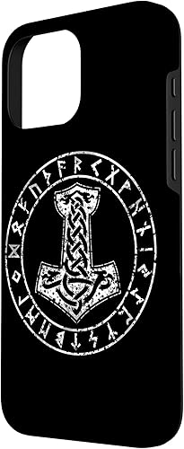 Vista 47 de Funda para iPhone 14 Mjolnir Thor Hammer Viking Norse Mythology