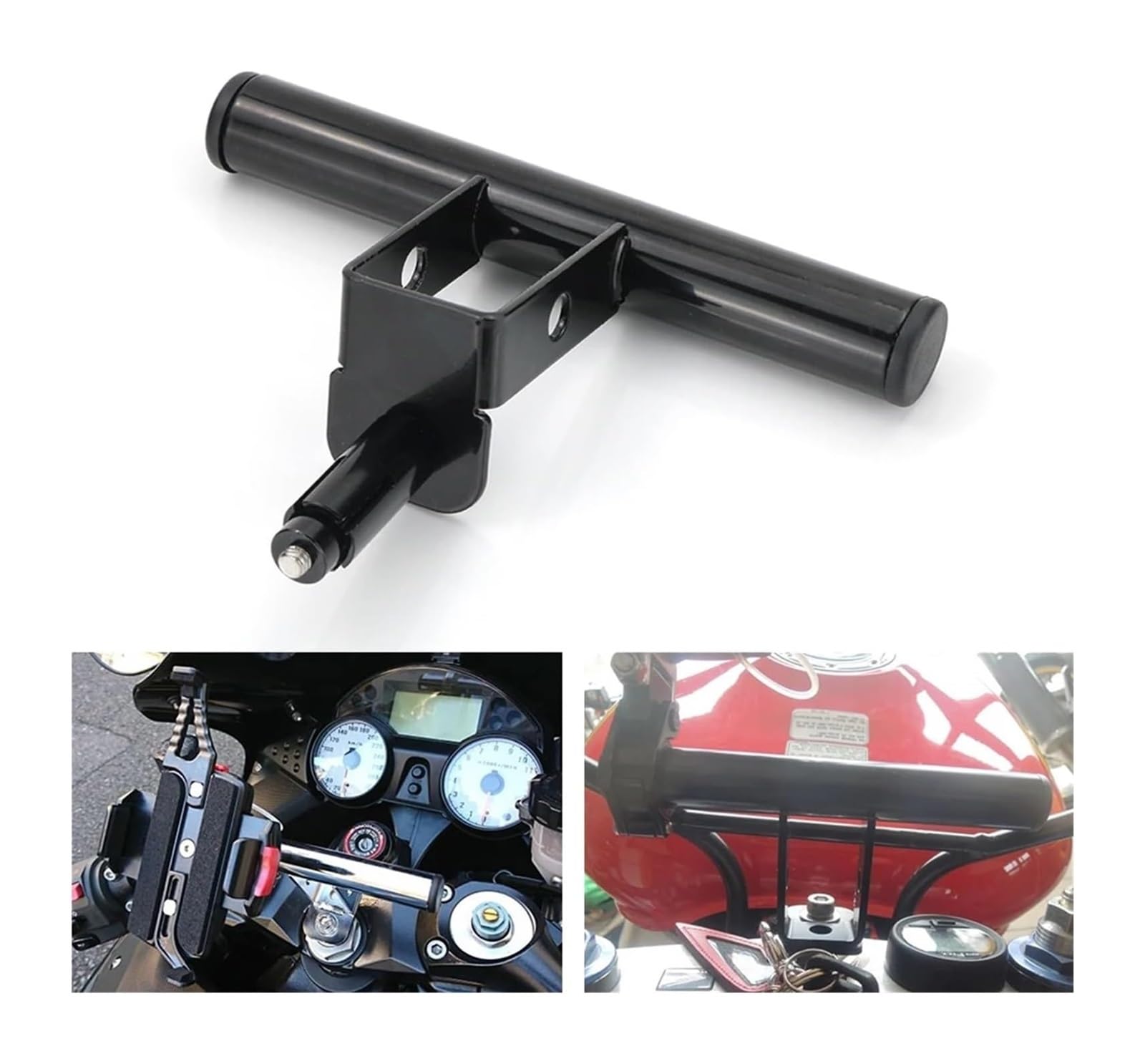 Manillar USB para Motocicleta para Ninja 250R EX250 300 para ZX6R para ZX10R Soporte Navegación GPS Abrazadera Múltiple Teléfono Motocicleta