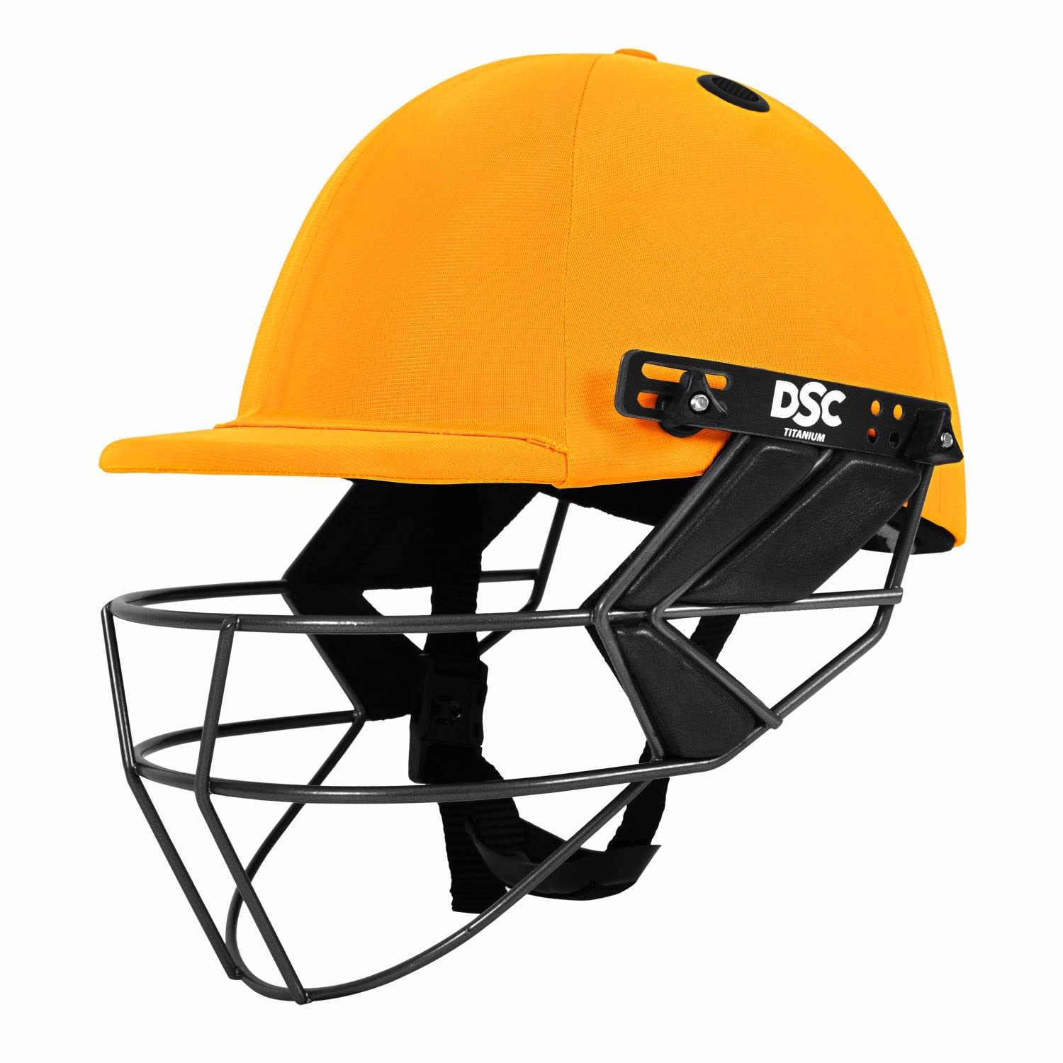 DSC Fort 44 LITE Titanium Cricket Helmet for Men & Boys |Adjustable Titanium Grill |Adjustable Back Support Strap | Light Weight | Size : Small | Colour : Yellow | (B08NKXP7CG) Amazon Price History, Amazon Price Tracker