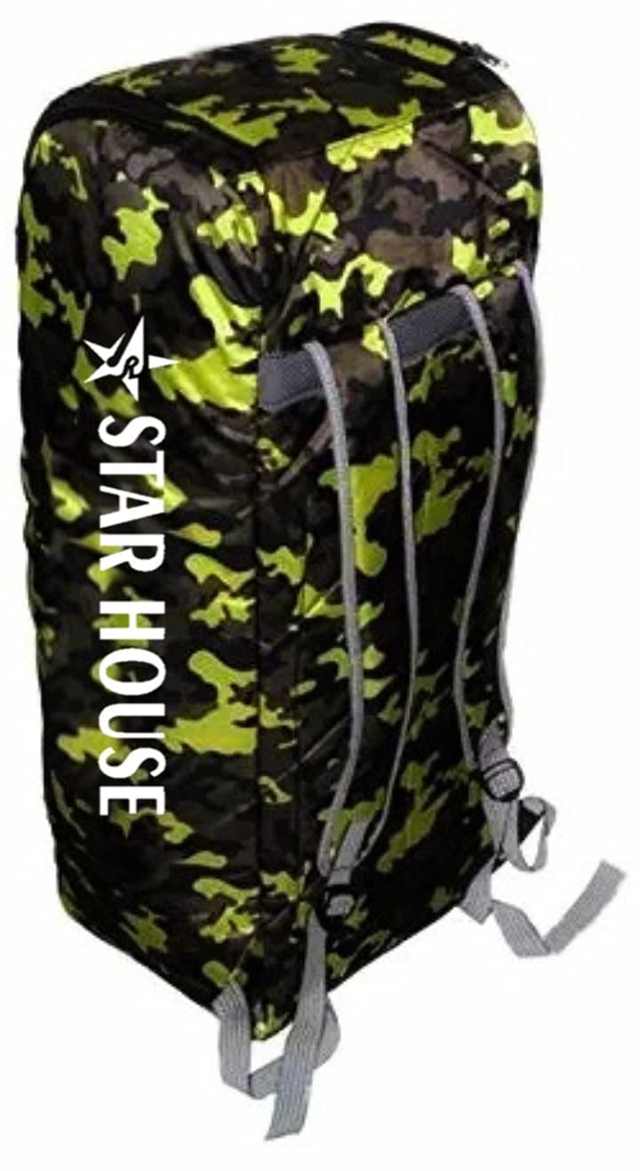 STAR HOUSE Cricket Kit Bag Heavy Padded Foam Inside (Yellow Army) 1