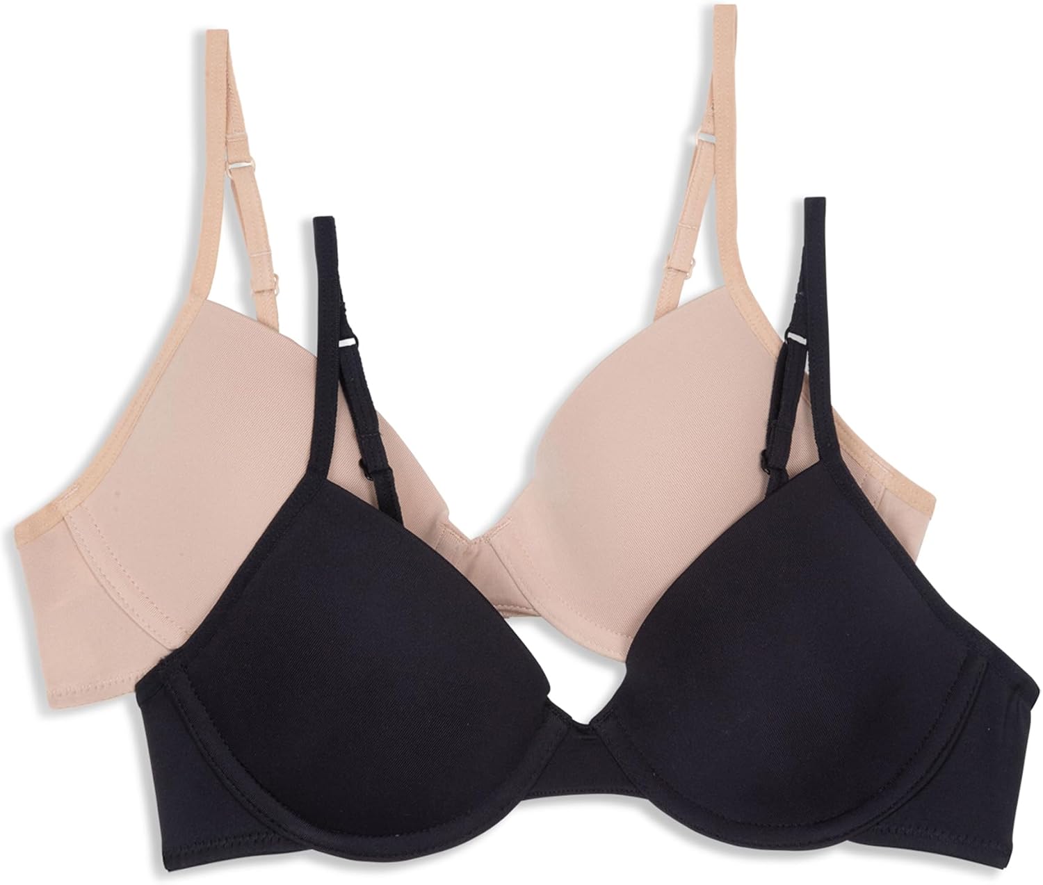Hanes Girls' Molded Underwire Bra 2 Pack