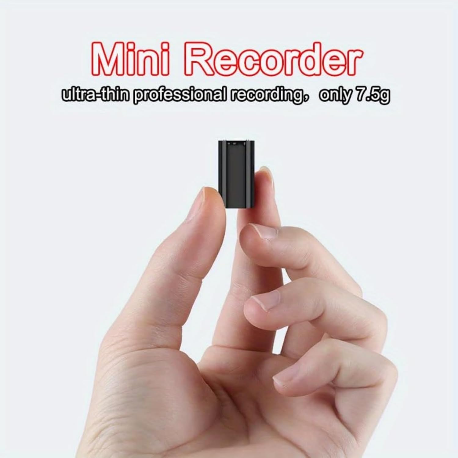 Mini Voice Recorder: Capture Every Sound with Smart, Compact Precision, Voice Activated Recorder, Voice Activation, Crystal-Clear Recording (32G)