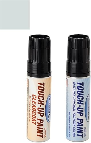 Vista 389 de ColorRite Tarro de media onza para Audi A8 pintura de retoque automotriz – Havanna Black Pearl Clearcoat LW8X – Color+Clearcoat paquete LW8X (2011)