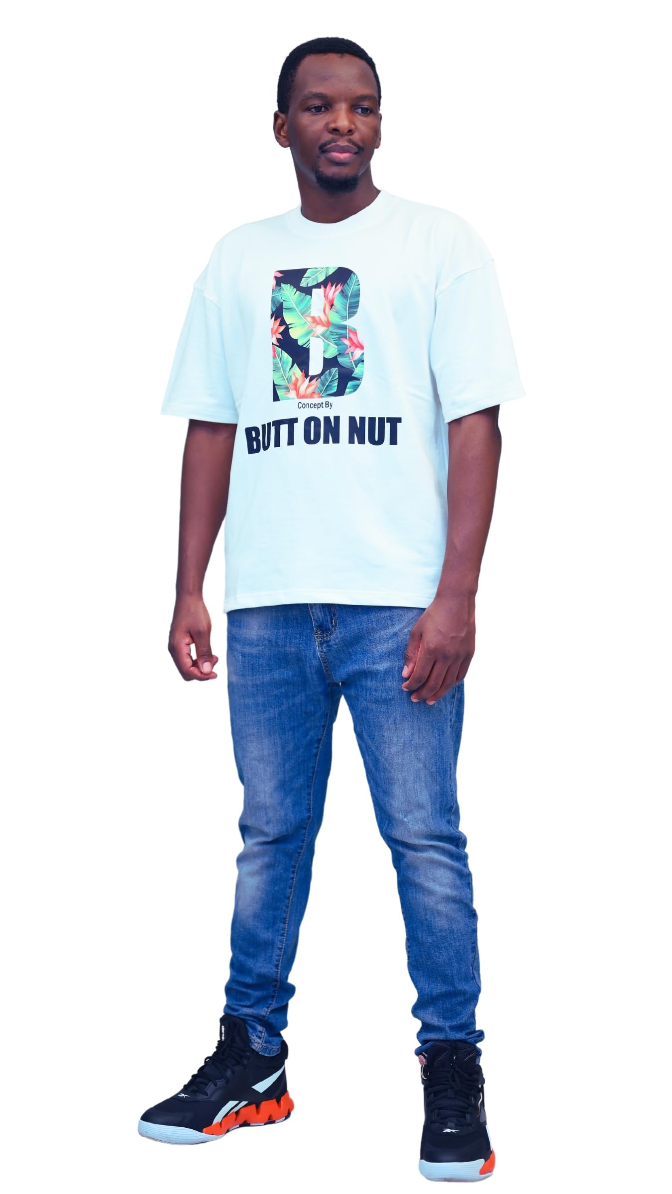 B.O.N White Printed T Shirts for Men