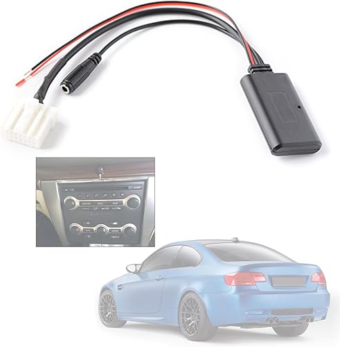 Miniatura 5 de Peiiwdc Stereo Bluetooth-Compatible AUX Adapter Car Stereo Media Adapter for Mazda2 3 5 6 MX5 RX8 Car Stereo Adapter Harness Aux Adapter Accessories