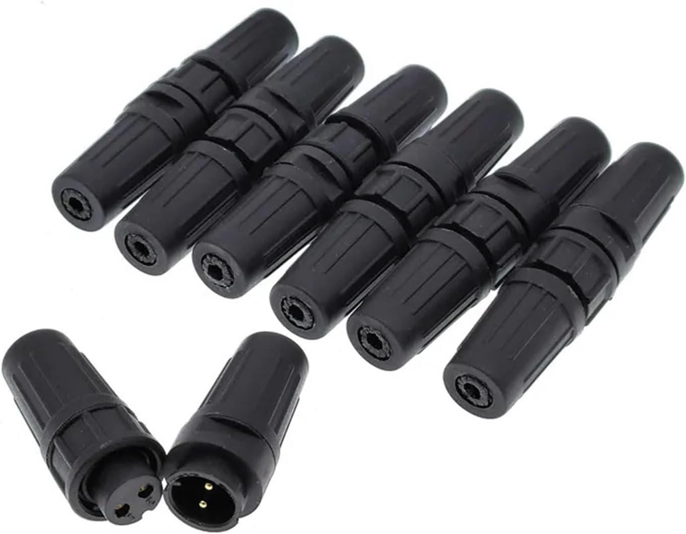 PY07 Z108 Connector Docking Plastic Bayonet Socket Butt 2pin 3pin 4pin 5pin 6pin 7pin 1Pcs(5P Bayonet)
