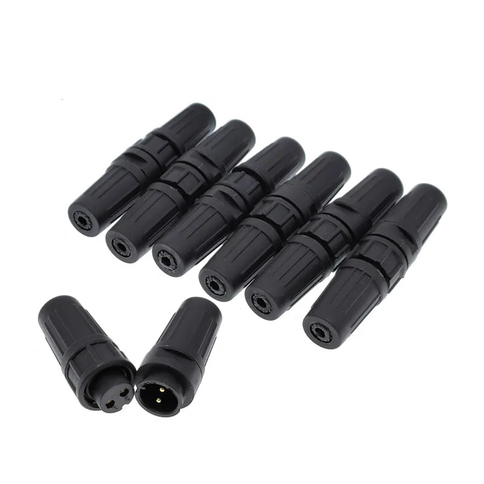 Zócalo de acoplamiento del conector de bayoneta PY07 Z108 - Paquete variado Conectores a tope de 2 pines a 7 pines 10 piezas(4P Bayonet 10pairs)
