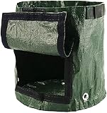 4Pack Potato Grow Bags 10 Gallon Potato Growing Bags Potato Planting Bag with Flap and Handles for Potato, Tomato, Carrot (Green) (10Gallon, 4pcs) (Green) - Image 8